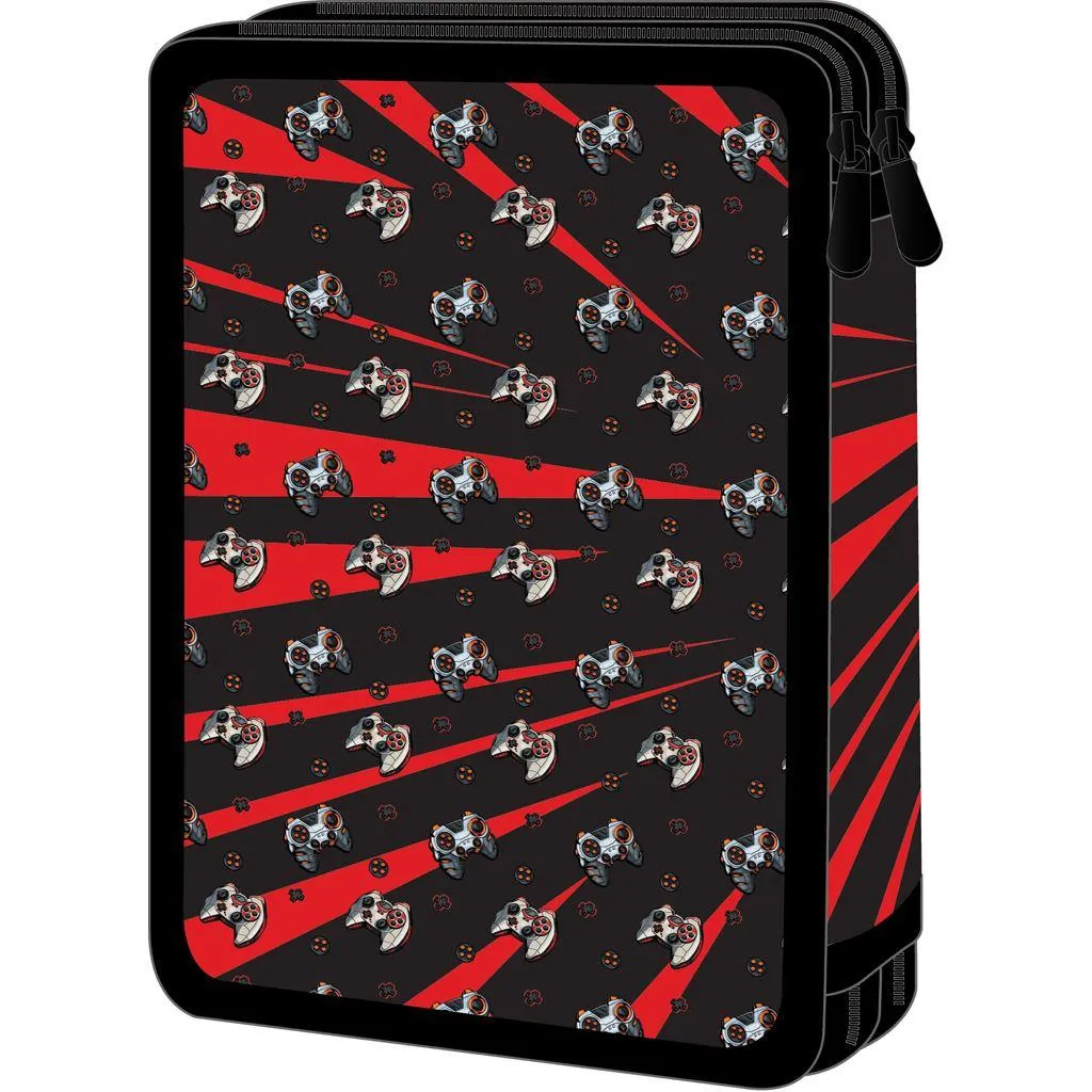 Trousse scolaire à double remplissage Must Team Let's Play