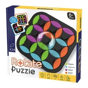 Puzzle Rotatif Éducatif pour Enfants – Jouet de Société Tridimensionnel