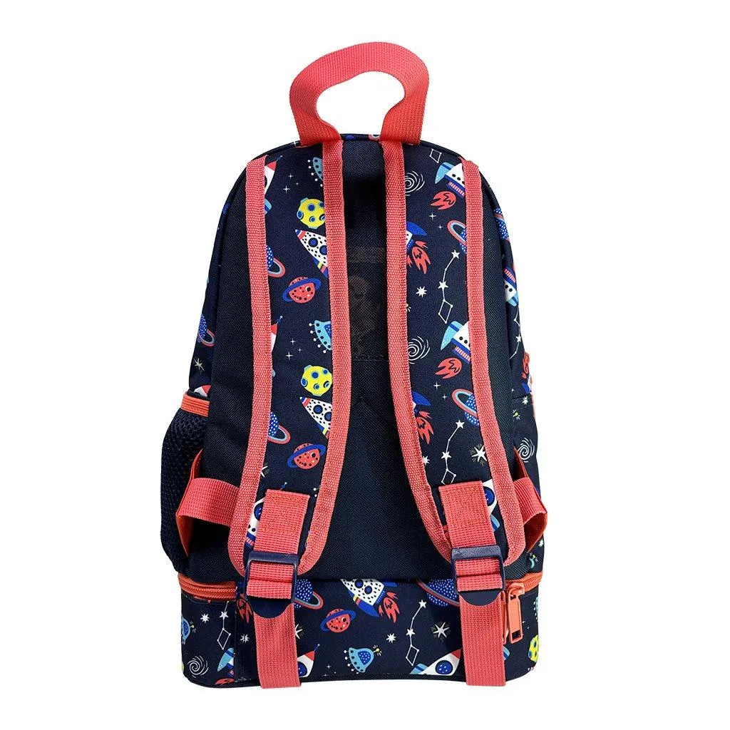 Sac à dos d'école maternelle Must Team Spaceship avec sac à lunch isotherme