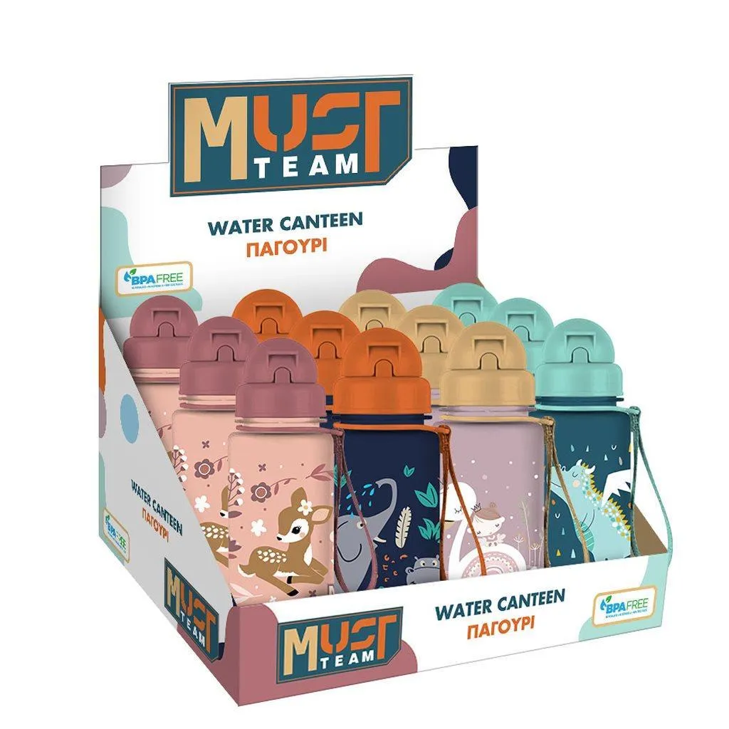 Gourde PCTG Must Team 400 ml avec paille