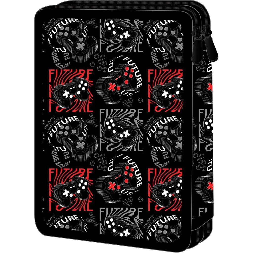 Trousse scolaire doublement remplie Must Team Gamer