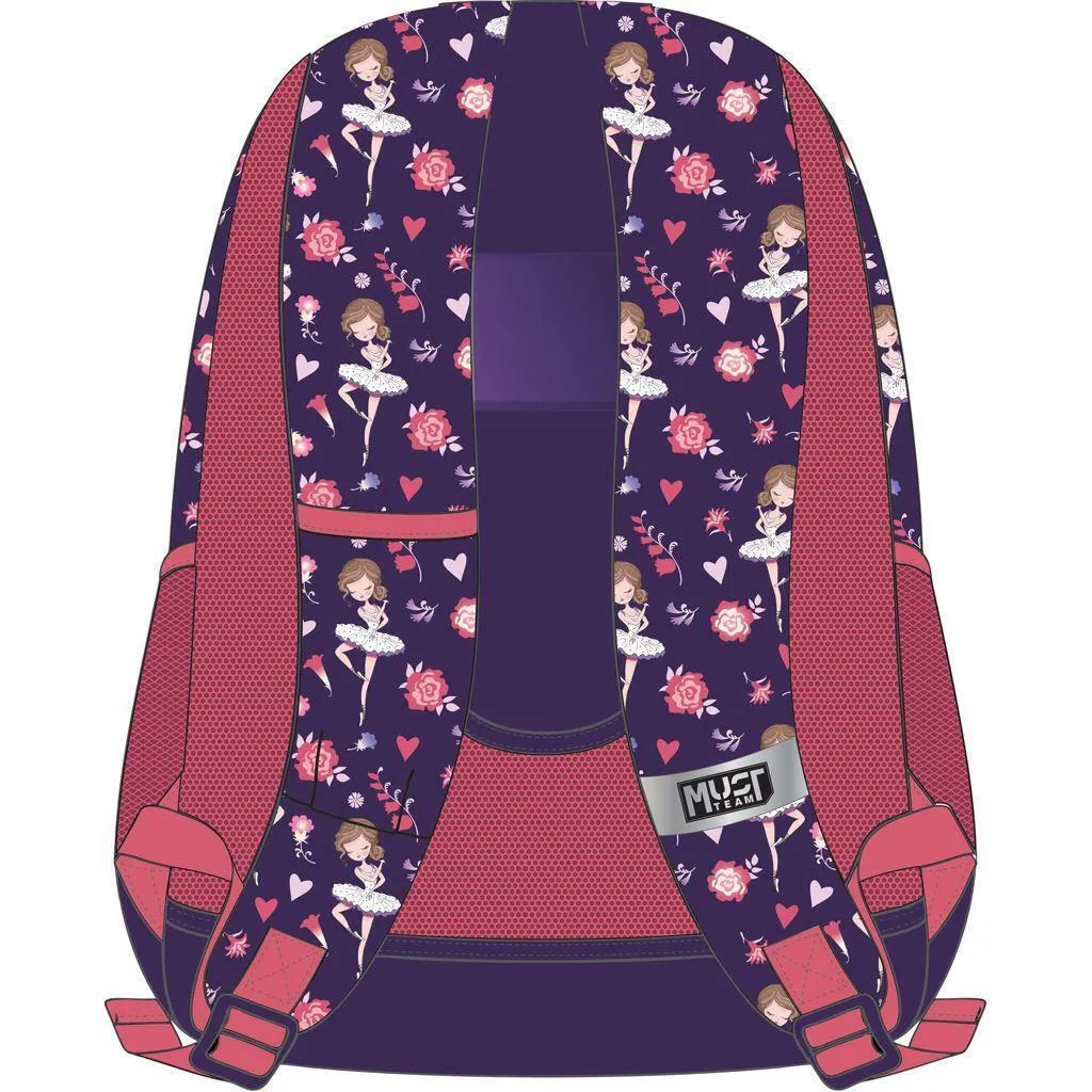 Sac à dos d'école primaire , I Love Ballet