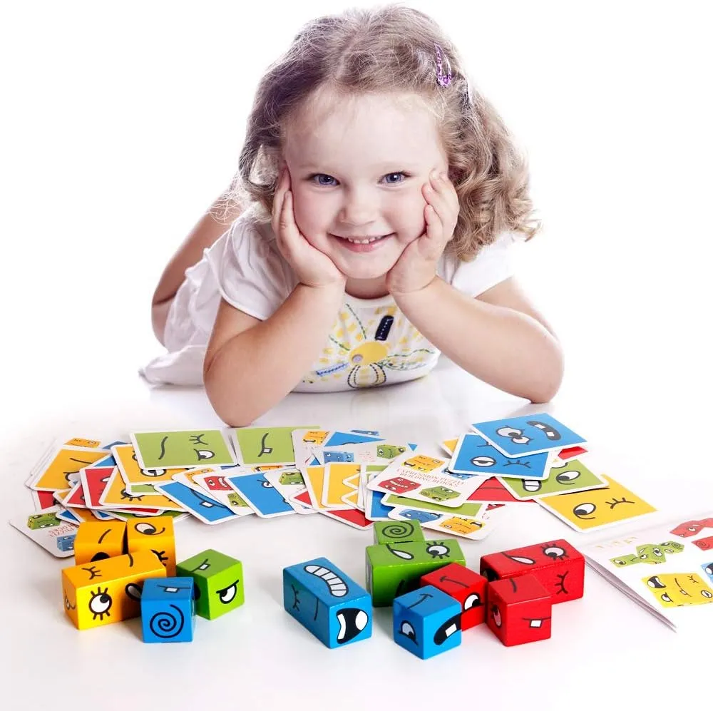 Cubes de construction Jouets pour garçons et filles de 4 ans