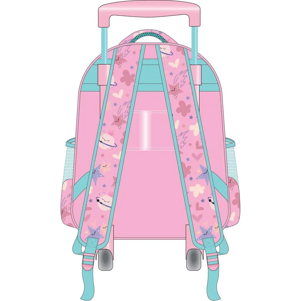 Sac à dos d'école à roulettes pour la maternelle, indispensable pour l'équipe « Tu es une princesse » (2 cas)