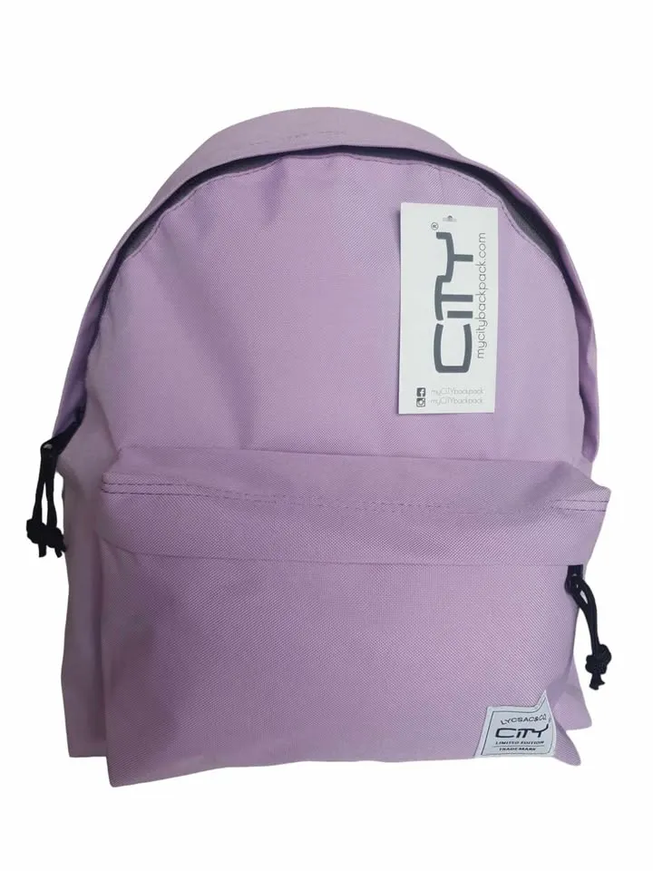 SAC A DOS CITY VIOLET PASTEL