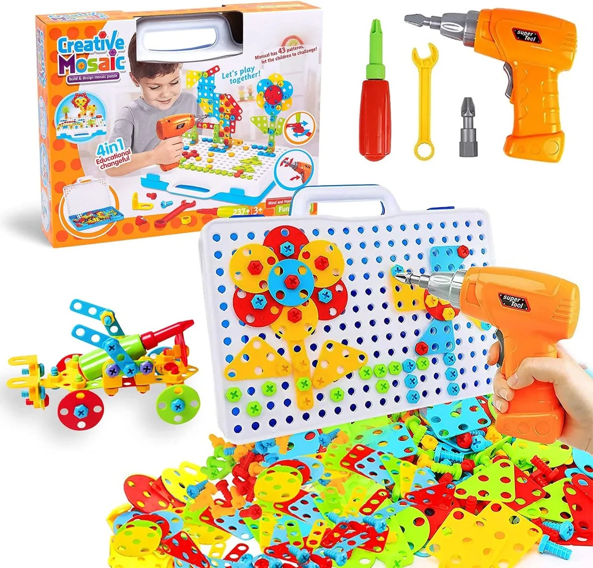 Puzzle Magic Plate Bag Jouet éducatif à faire soi-même pour enfants