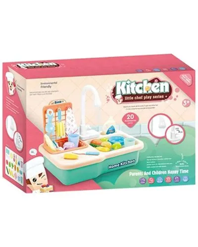Cuisine pour enfants ;ensemble d'accessoires de cuisine, série de jeu Little Chef Multi