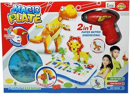 MAGIC PUZZLE PLATE 2IN1