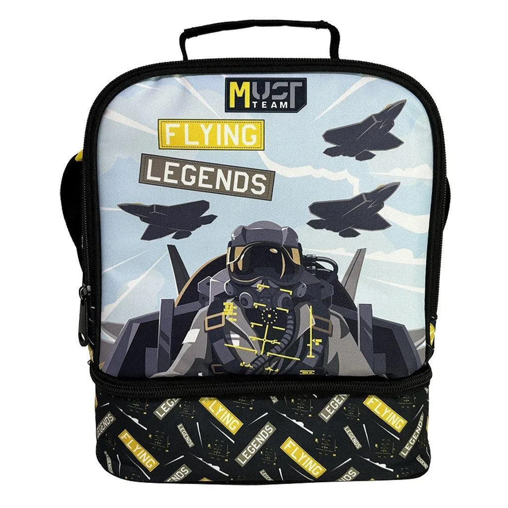 Sac à lunch isotherme Must Team Yummy Flying Legends 2 cases