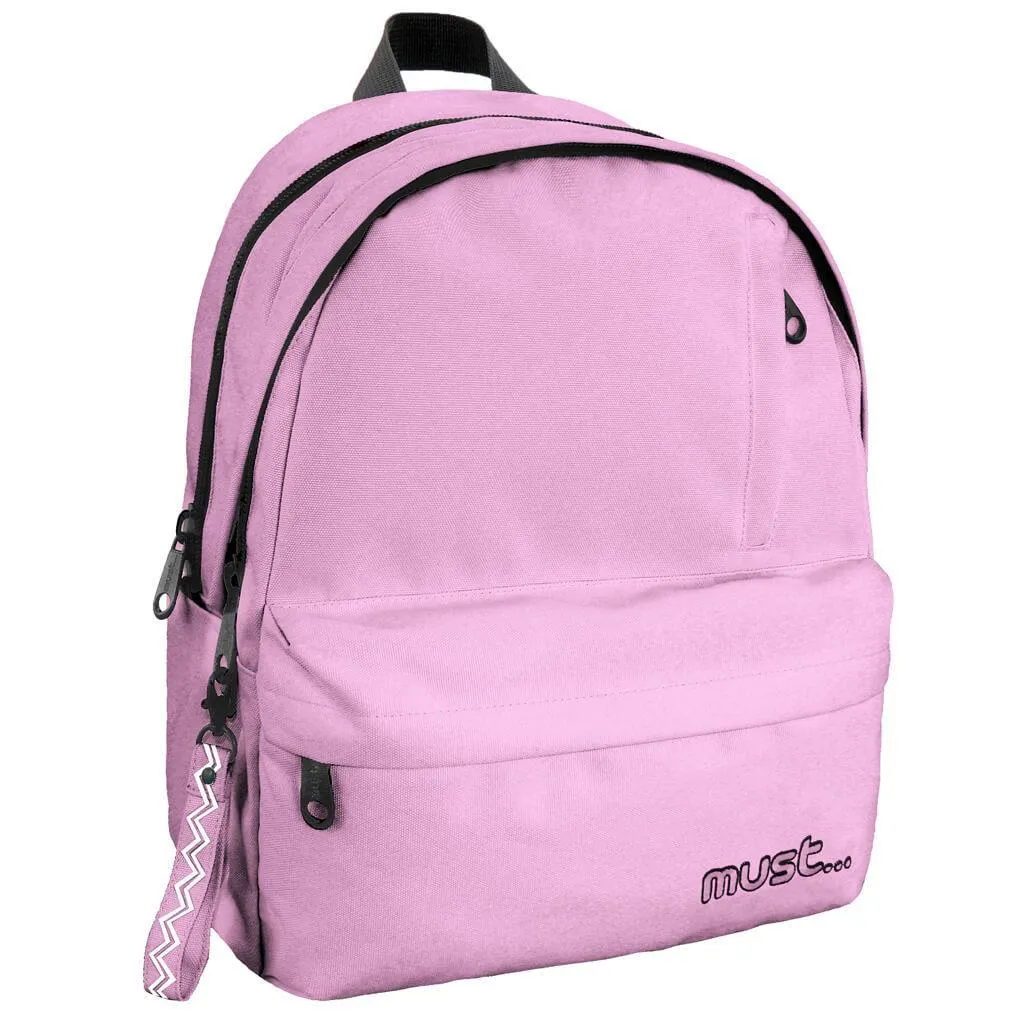 SAC A DOS MUST 2 POCH ROSE PASTEL