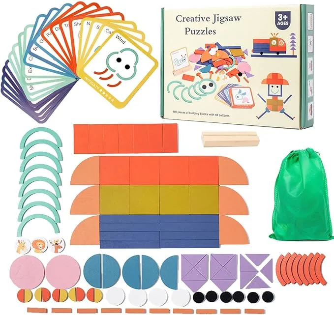 Puzzles créatifs en bois ; créative jigsaw puzzles