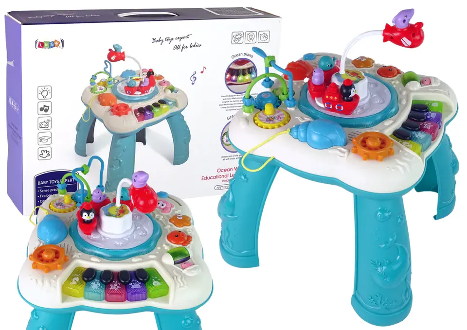 ocean world educational learning table