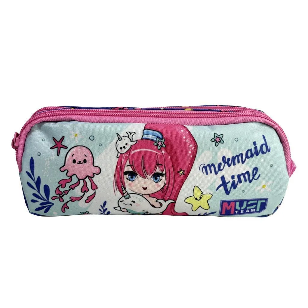 Trousse scolaire Barrel Must Team Mermaid Time 2 cases