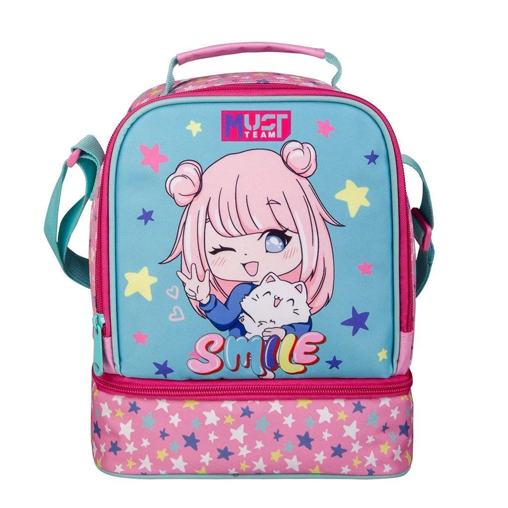 Sac à lunch isotherme Must Team Yummy Smile 2 cases