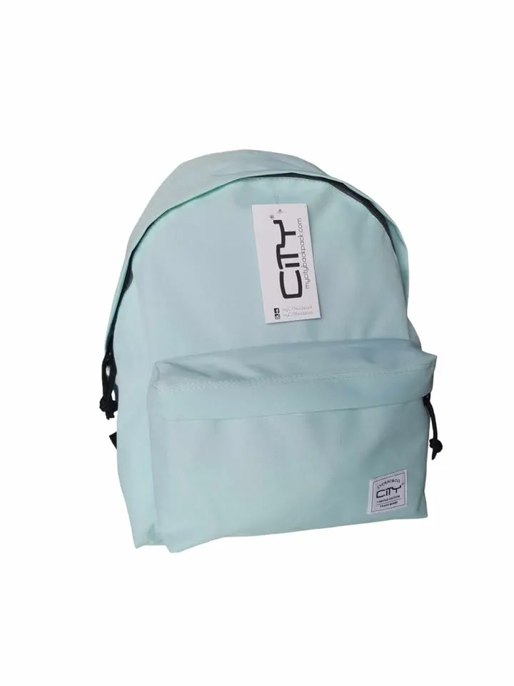 SAC A DOS CITY VERT PASTEL