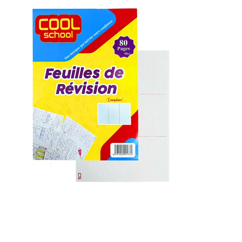 Feuilles de Révision 80 pages