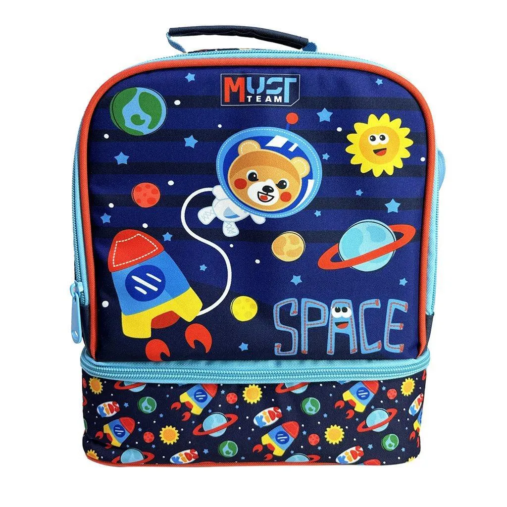 Sac à lunch isotherme Must Team Yummy Space Bear 2 cases