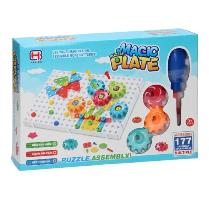 Magic Puzzle Plate