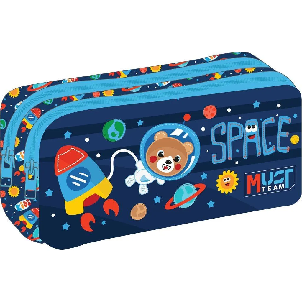 Trousse scolaire Barrel Must Team Space Bear 2 cases